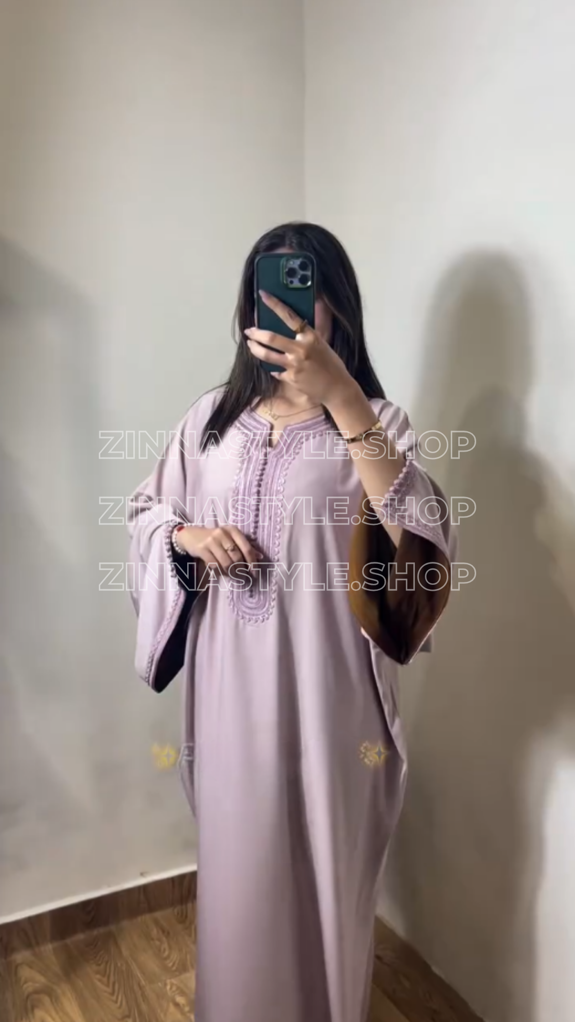 Caftan Fluide Élégant – REF 1052 | Zinna Style