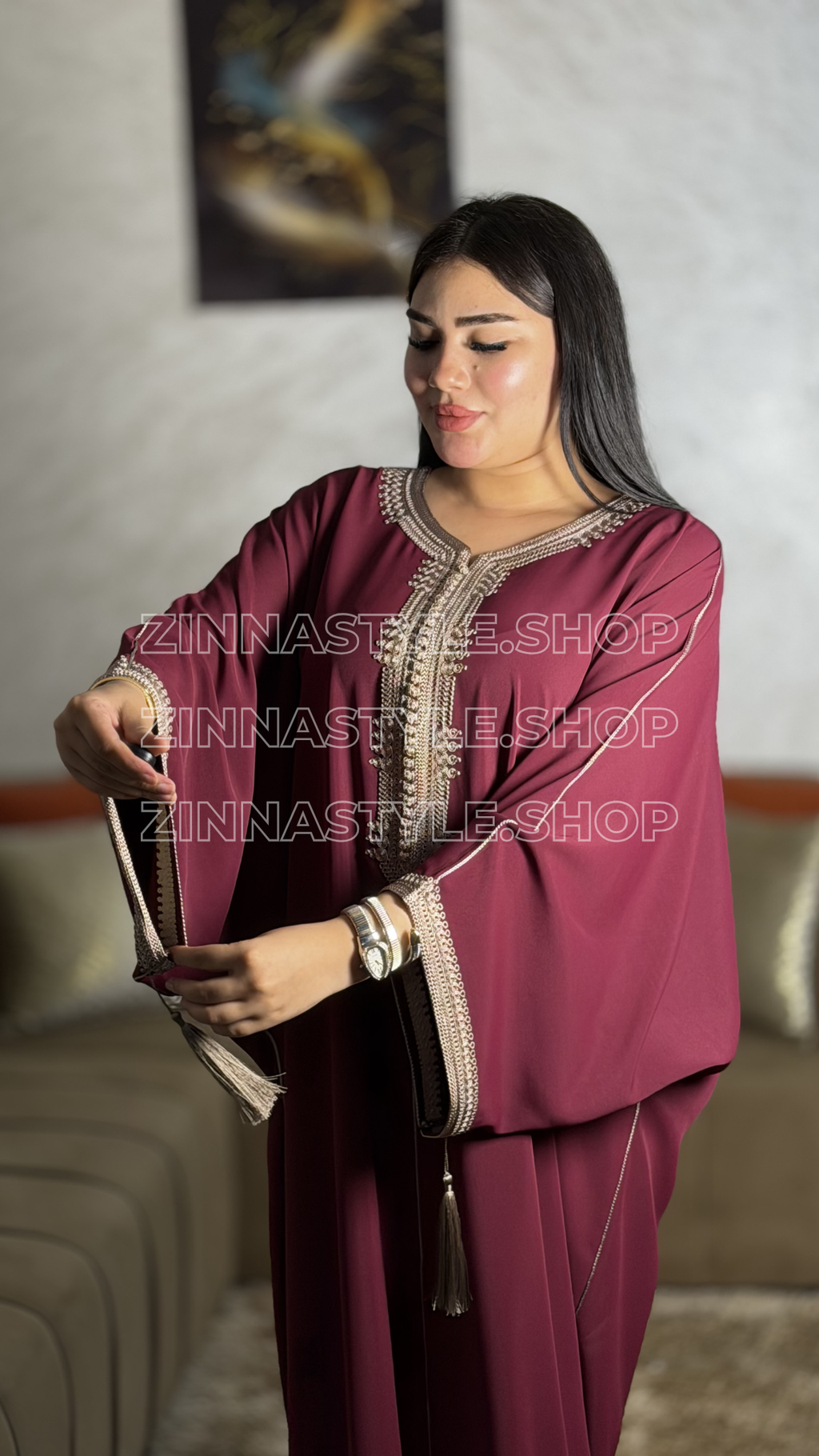Qaftan Coupe Large – REF 1001 | Zinna Style